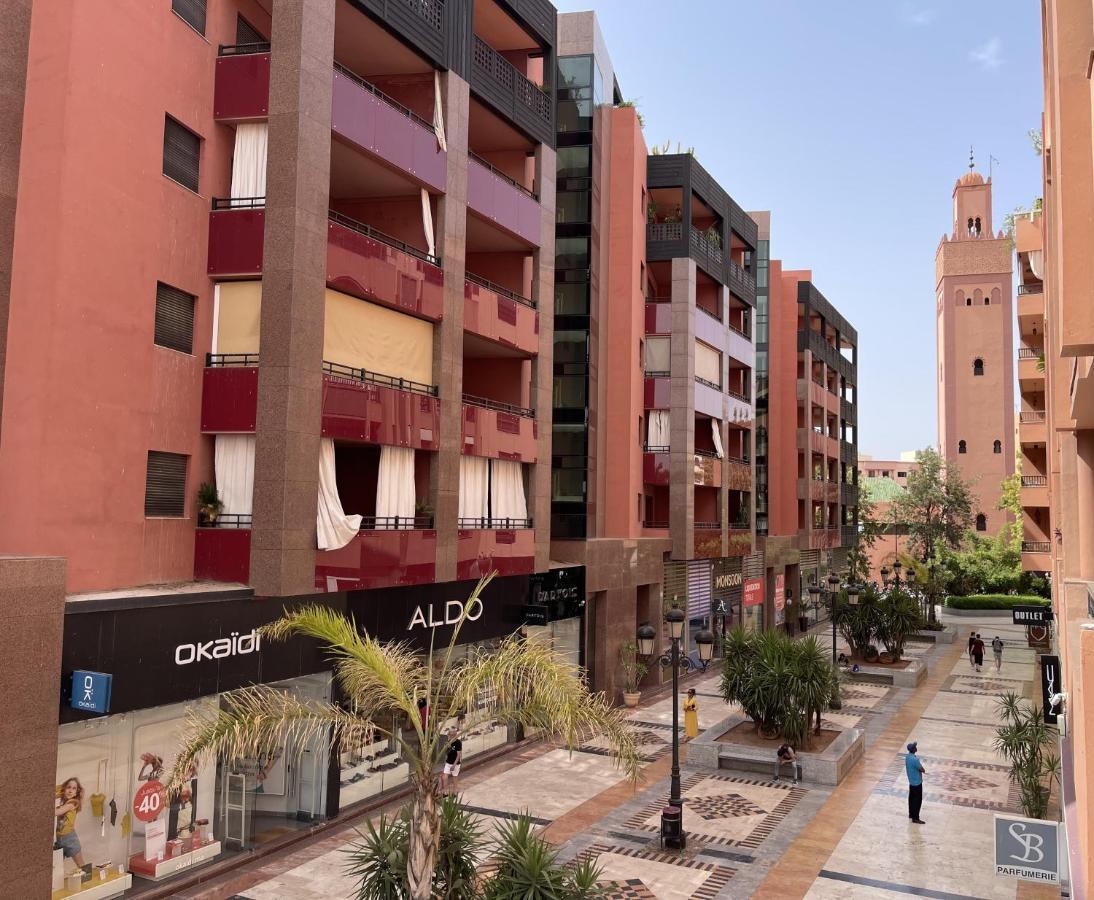 Appartement Haut Standing Gueliz Plaza Avec Vue Маракеш Екстериор снимка