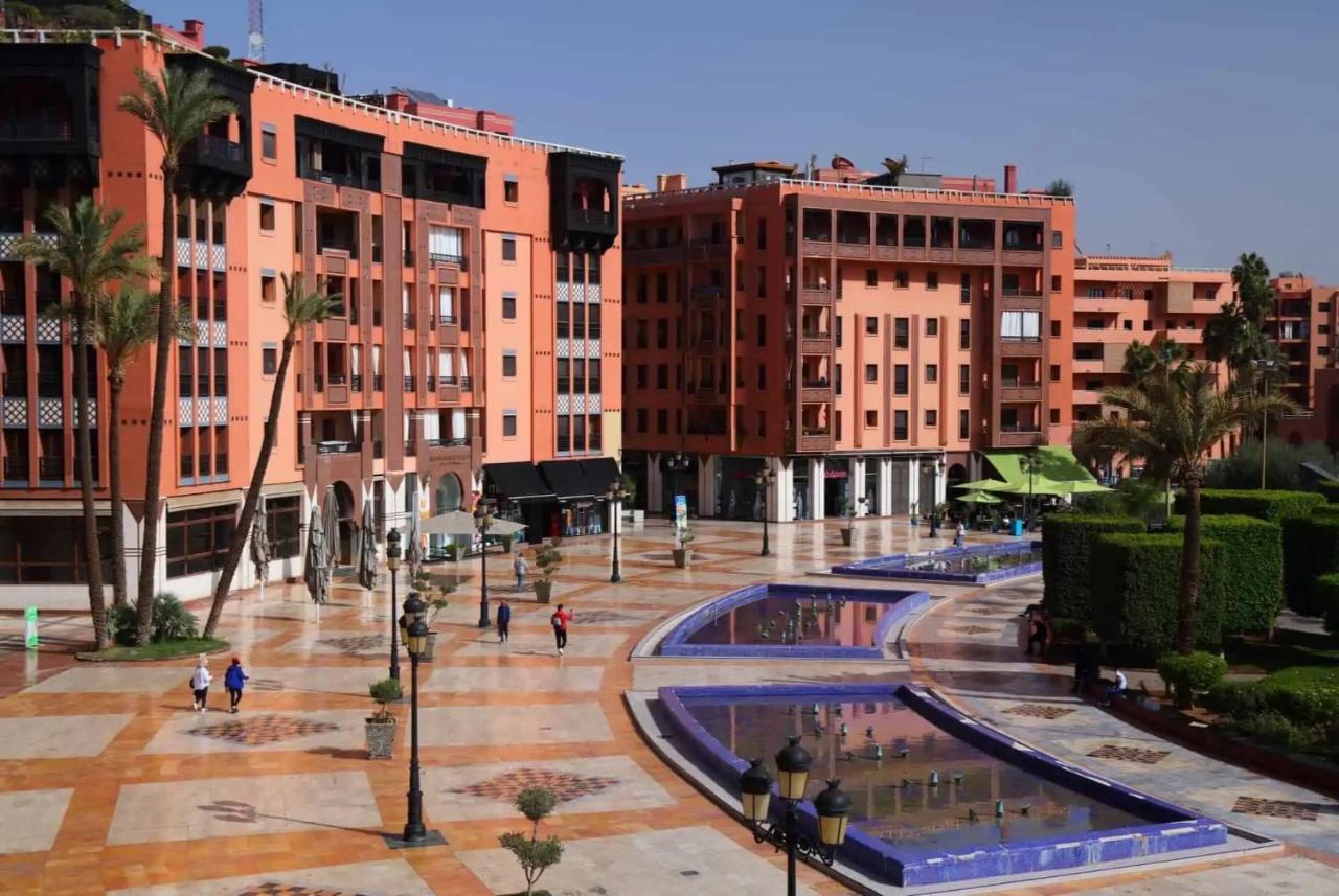 Appartement Haut Standing Gueliz Plaza Avec Vue Маракеш Екстериор снимка