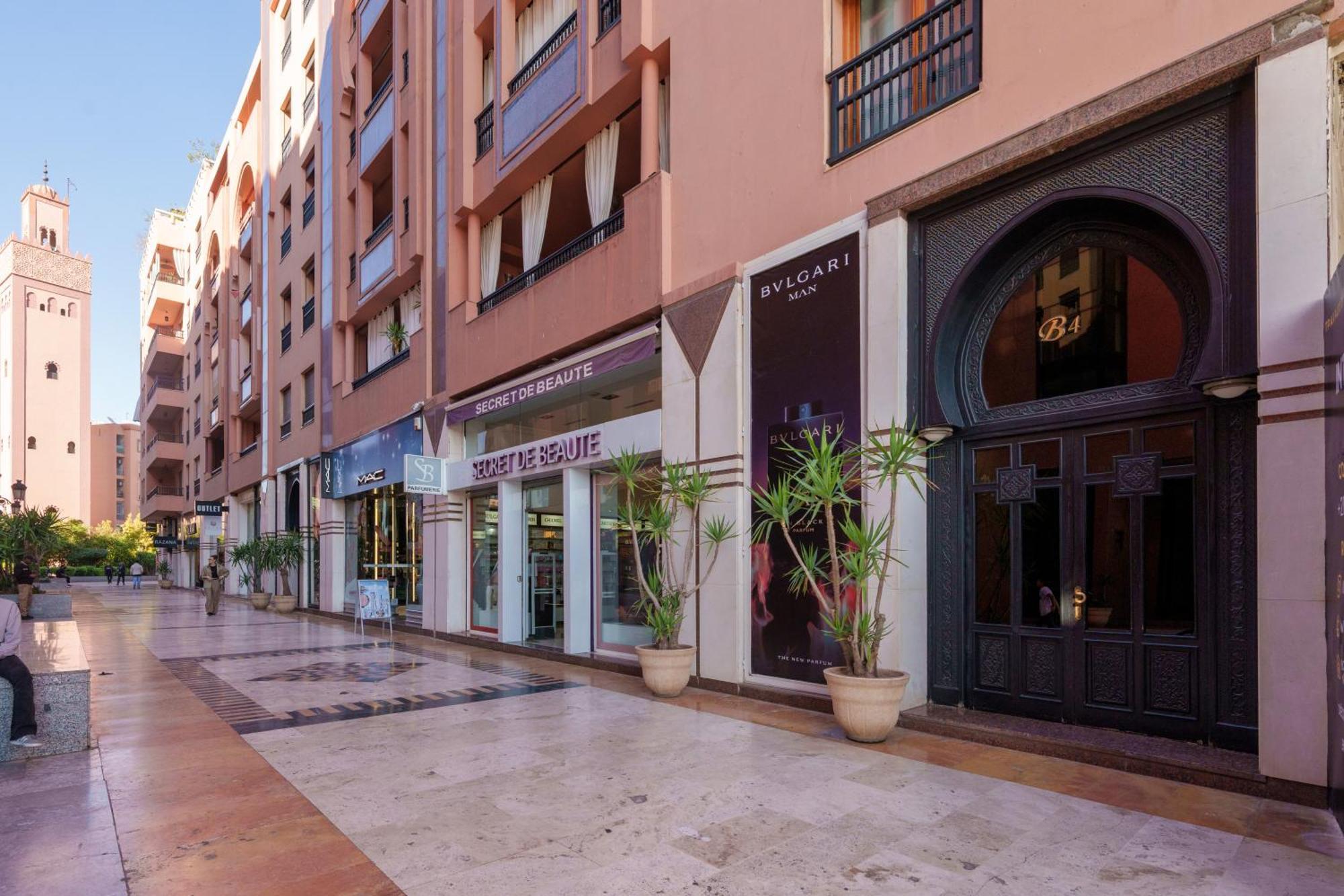 Appartement Haut Standing Gueliz Plaza Avec Vue Маракеш Екстериор снимка
